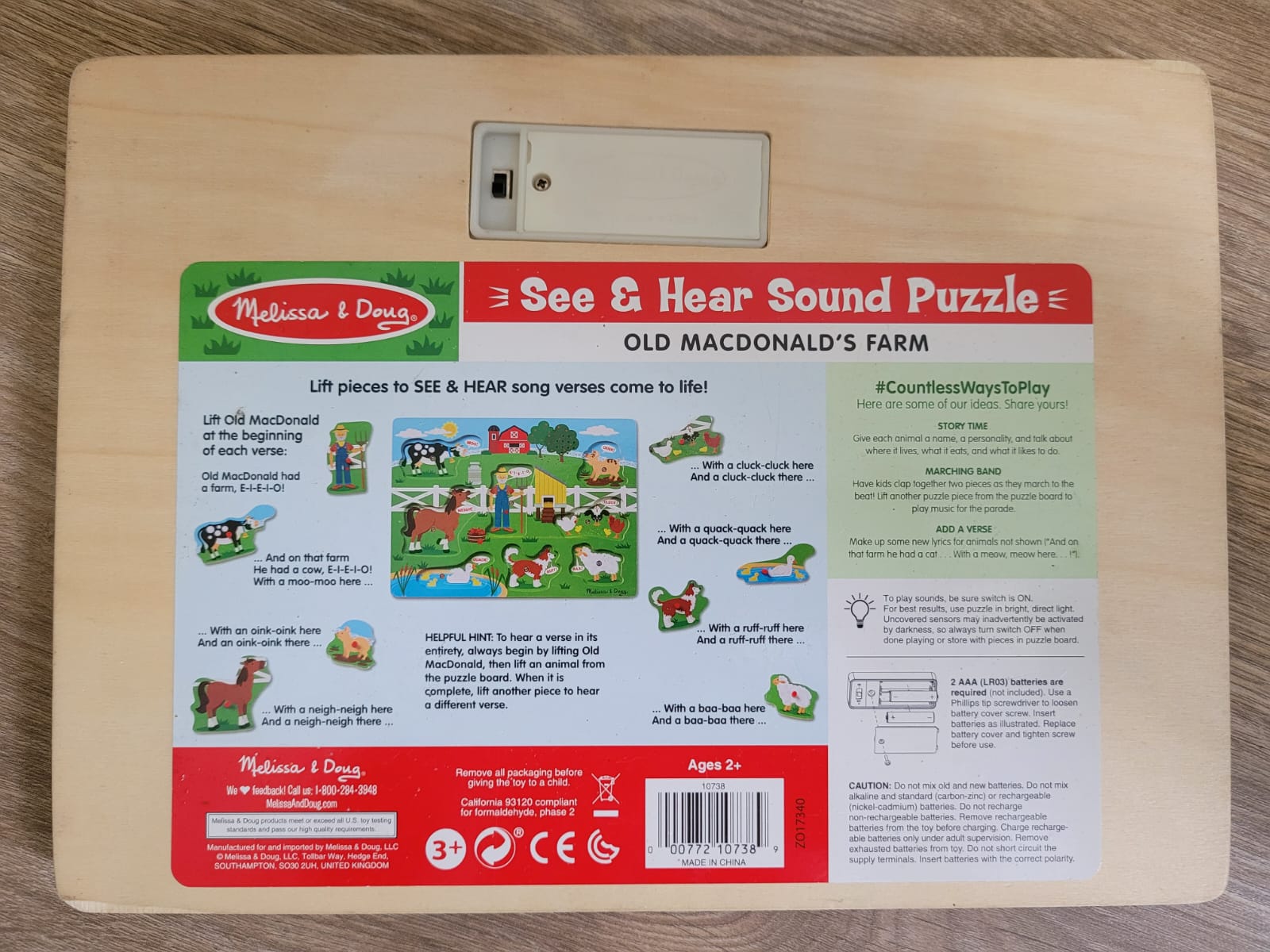 Melissa & Doug See & Hear Sound Puzzle - Image 2
