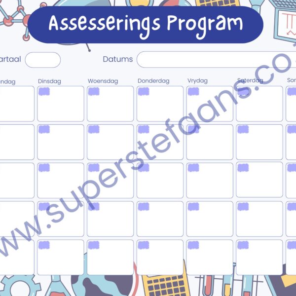 Reusable Assessment Program Template